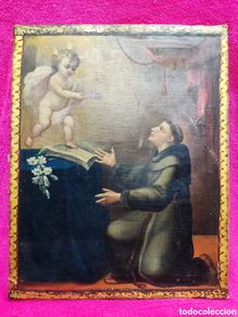 Arte: SAN ANTONIO DE PADUA. ÓLEO SOBRE LIENZO